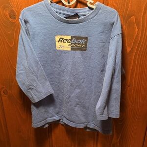Reebok Kids Long Sleeve Blue Tee